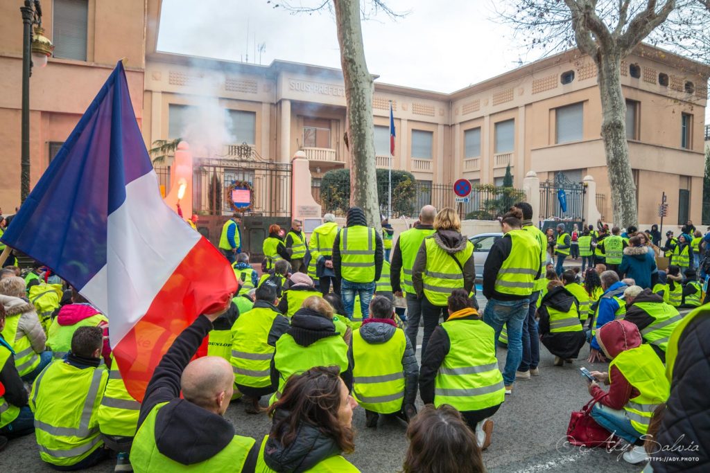 Manifestation Gilets Jaunes Acte V @ Narbonne